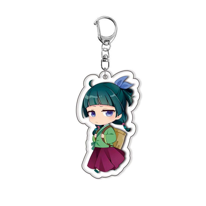 

Kawaii The Apothecary Diaries Character Acrylic Keychain Accessories Cartoon Cute Charms Backpack Ornament Car Ke Ring Gifts Toy about 5cm