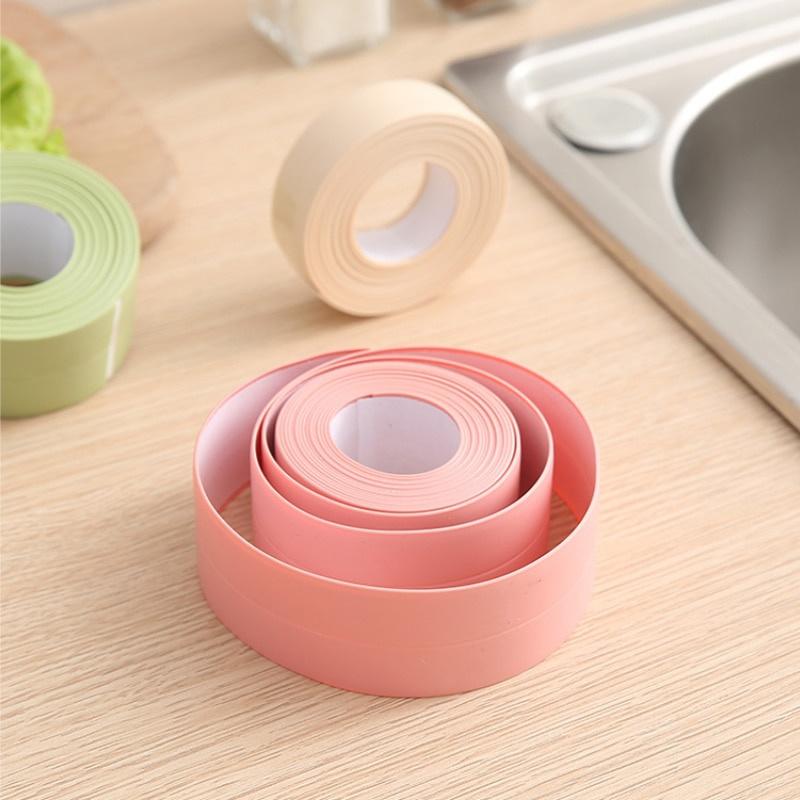 3.2m Bathroom Kitchen Shower Water Proof Mould Proof Tape Sink Bath Sealing Strip Tape Self Adhesive Waterproof Adhesive Plaster