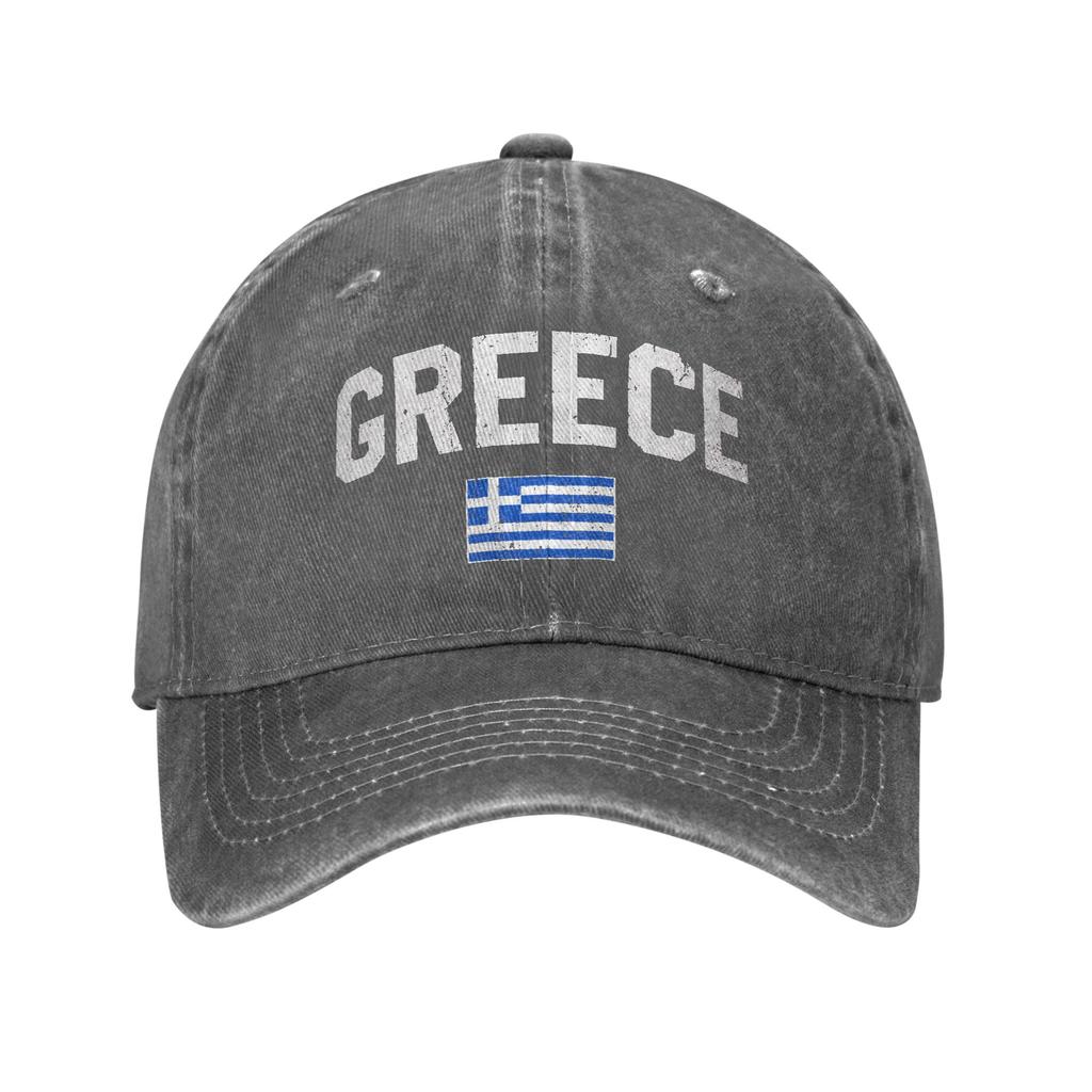 Greece Flag Casual Baseball Cap Running Hippie Hip Hop Hats Summer Wholesale FeUnisex Unisex Y2k Funny Baseball Caps