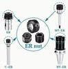 High-Precision ER Collet Nut: ER11, ER16, ER20 Type A