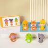Children's Interactive Animal Park Queueing & Swapping Educational Blocks Tabletop Game