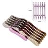 5 Grid Nail Art Brush Holder Slim Pen Brushes Carrying Holding Showing Support Stand Rack