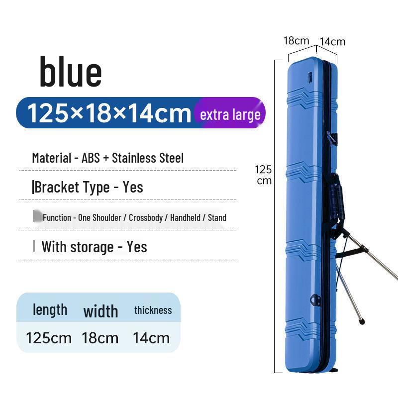 New Lightweight Multifunctional Fishing Bag: Waterproof Hard Shell for Rods, Gear, and Umbrella