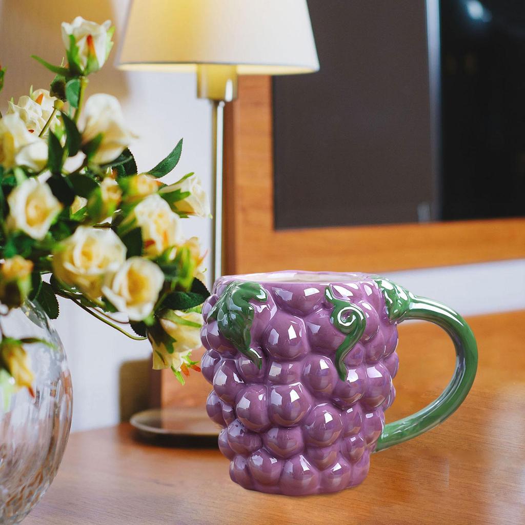Cute Ceramic Coffee Mug Tableware Juice Dinnerware Milk Cups Porcelain Morning Cup for Kitchen Household Office Holidays