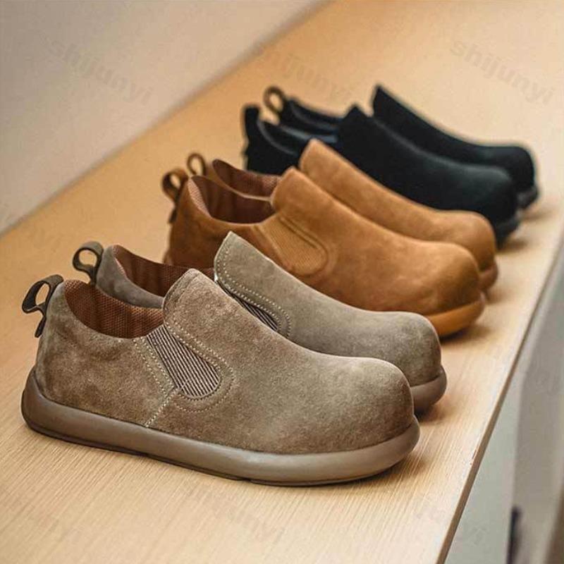 Fashion Men's Casual Shoes 2025 Spring Non Slip Breathable Slip on Loafer Shoes Fashion Trend Comfortable Low Top Shallow Mouth Sneakers