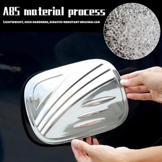 For -2024 Dodge RAM 1500 ABS Chrome Fuel Filler Gas Cap Tank Door Cover Trim