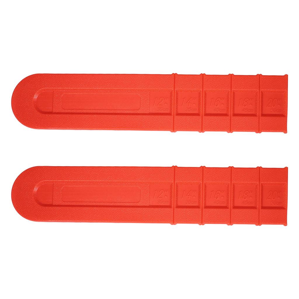 3Pcs Chainsaw Bar Scabbard Plastic Cover Wear Resistant Guide Plate Protective Chain Saw Sleeve Garden Equipment Replacement