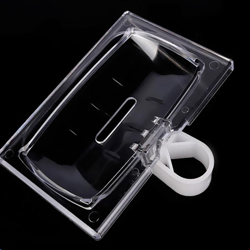 Clear Plastic Soap Dish With Not Slip Base Modern Bathroom Planner Ventilation Cavities For Quick Drying Easy To Clean Permanent Plan