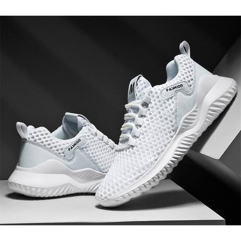 Buty męskie z pojedynczą siateczką, buty sportowe z siateczki, buty do biegania dla mężczyzn, oddychające, puste, buty męskie