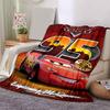 1pc Mcqueen Flannel Blanket Soft Warm Throw Blanket for Bedroom Living Room Bed Travel Camping Picnic Gift. M730038