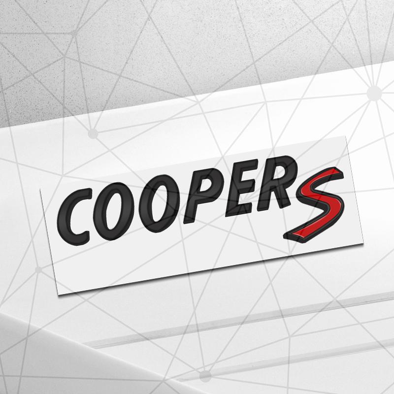 3D Auto Metal Cooper S SD Badge Car Rear Trunk Emblem Sticker LOGO Decor For Mini Cooper ONE Clubman Paceman JCW R56 R58 R59 F60