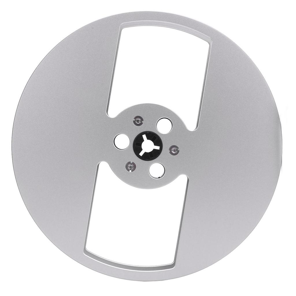 14 7 Inch Empty Tape Reel Aluminum Alloy Open Reel Sound Tape Empty Reel with 2 Holes for Reel to