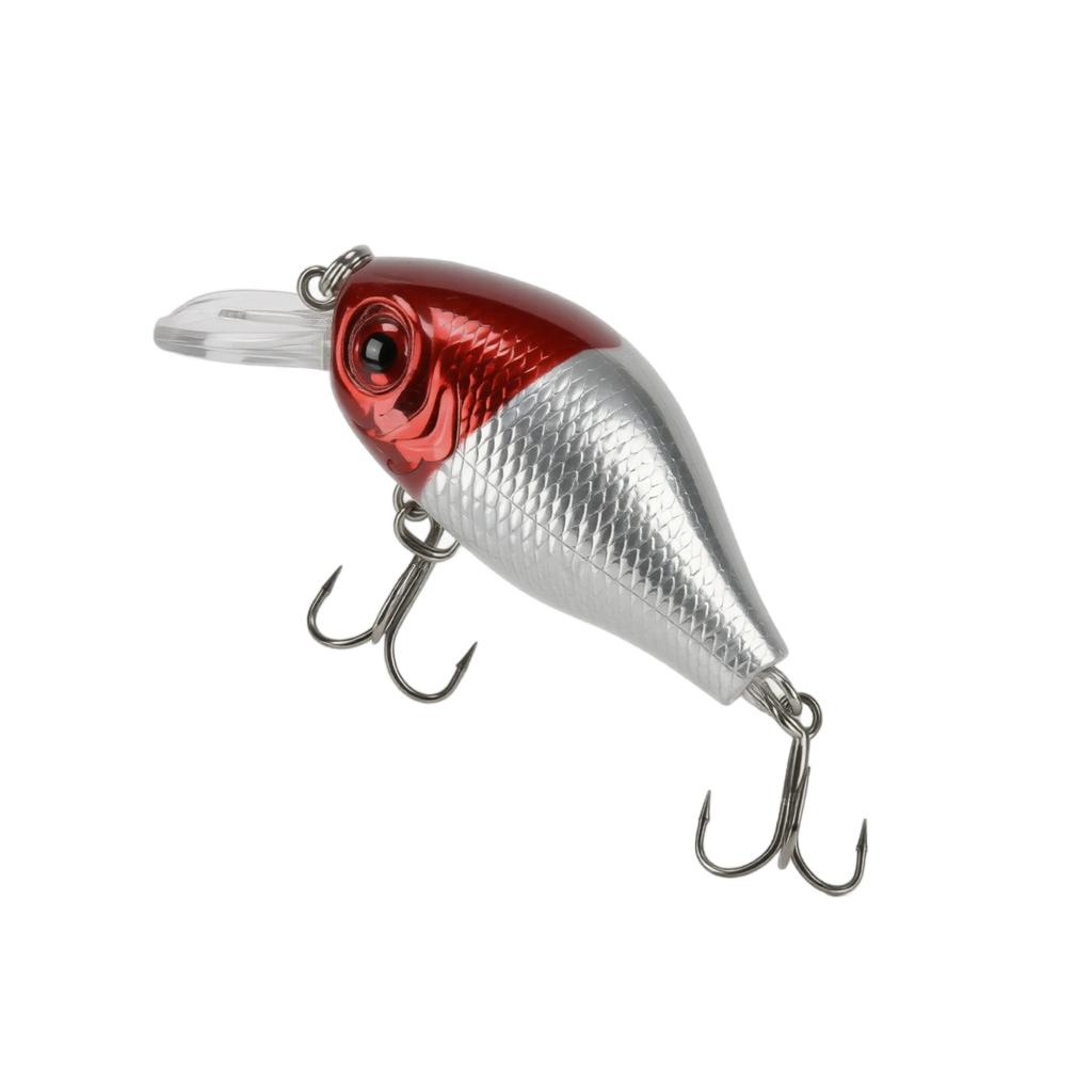 Fishing Lure Crankbait Hard Bait Artificial Bionic Fish Shape Lure with Treble Hooks for Freshwater Fishing Tackle