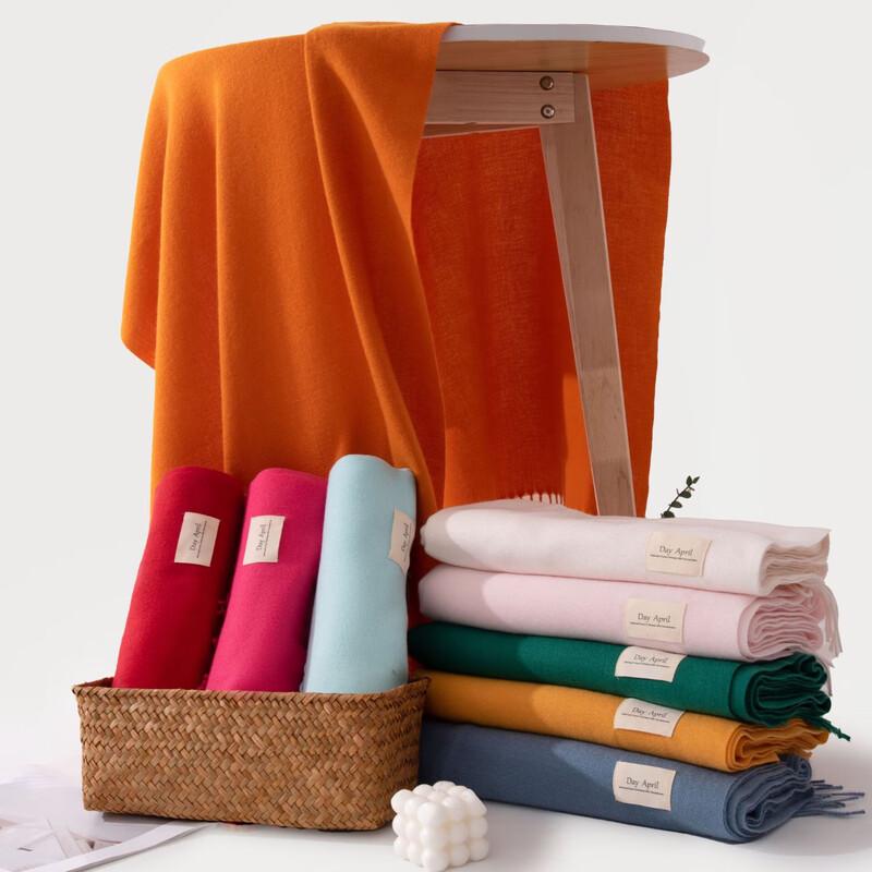 Autumn Winter Solid Color Scarf Shawl