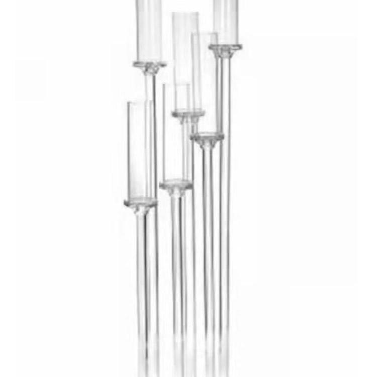 European Crystal Candlestick - Elegant Wedding & Home Décor Candle Holder