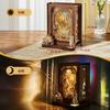 FUNPOLA Cinderella 3D 3D Night Storybook DIY Book Wooden Home Decor Educational Fairy for Children and Instructions 99 Pieces Puzzle, Puzzle, Lamp,