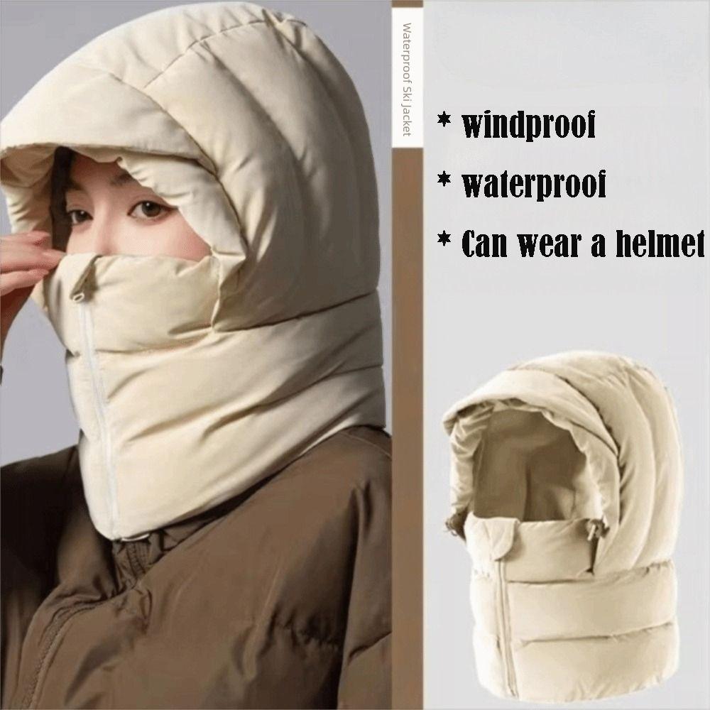 Thick Winter Ear Protection Hat Waterproof Windproof Ushanka Fur Hat Cold Proof Warm Bomber Hats Winter Outdoor Wear
