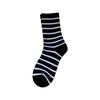 Striped Pile Pile Socks for Women, Mid-calf, Autumn and Winter, Pure Cotton Sweat-absorbing Women's Socks, School-style Retro Socks, Cotton Socks
