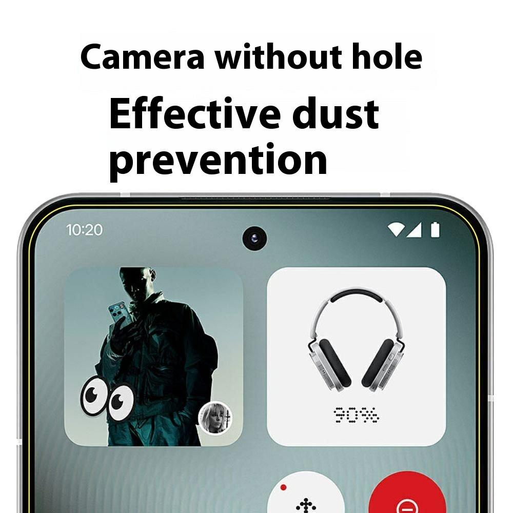 ITIETIE 2Pcs For Nothing Phone (1) 5G Screen Protector 0.25mm High Aluminium-Silicon Glass Clear Film