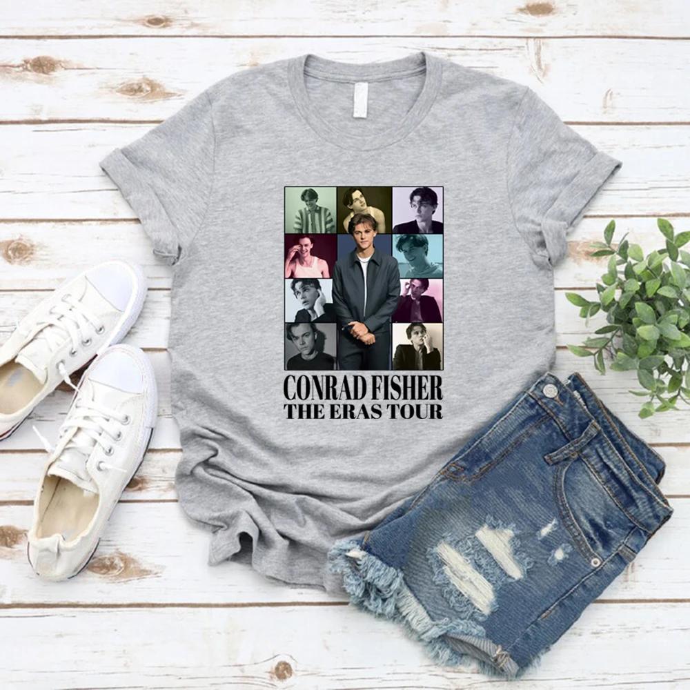 Conrad Fisher The Eras Tour T-Shirt Team Conrad Tshirt Summer I Turned Pretty T-shirt Women Graphic T Shirts Cousins Beach Tee