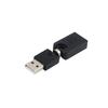360o Swivel Adjustable Angle USB 2.0 Male To Female Adapter Cable Converter