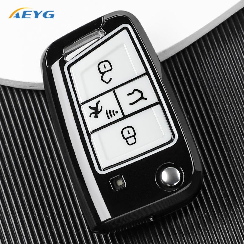 Tpu Car Smart Key Cover Case For Vw Volkswagen Golf 7 Alltrack Mk7 Tiguan Seat Ateca Leon Fr 2 Ibiza Skoda Octavia 3/4 Buttons
