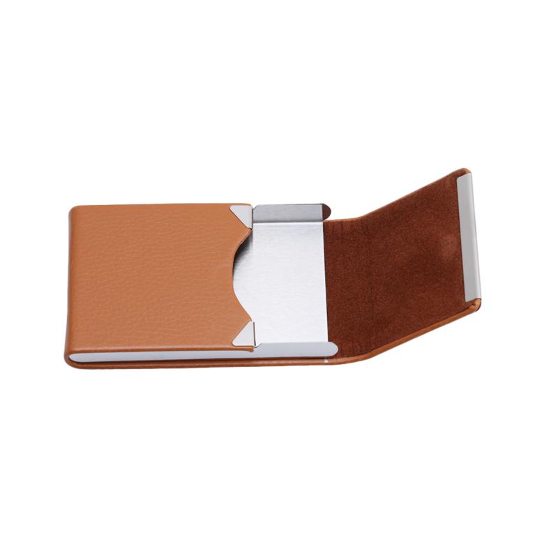 Dámské kreativní pouzdro na vizitky Přenosné pouzdro na jmenovky z PU