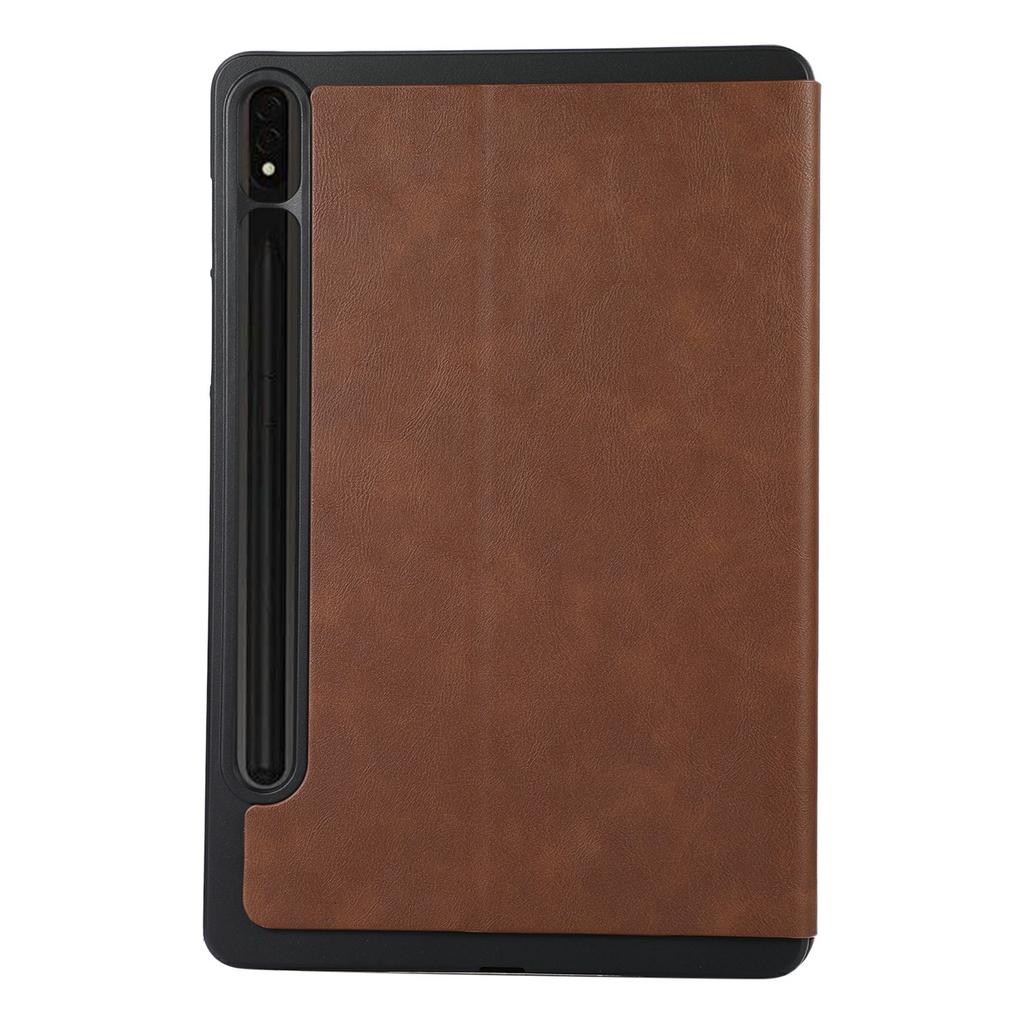 For Samsung Galaxy Tab S9+/Tab S9 FE+ Stand Case Minimalist Leather Tablet Cover