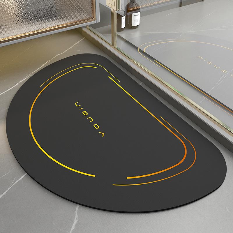 

Подушка для унитаза, коврик для пола, впитывающий коврик для ног, нескользящий, быстросохнущий коврик для двери унитаза, коврик для двери ванной комнаты, который можно изготовить по индивидуальному заказу 40*60cm