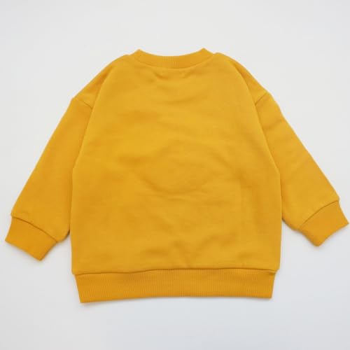 I'm Doraemon Sweatshirt with Giant Appliqué, Boys, Yellow