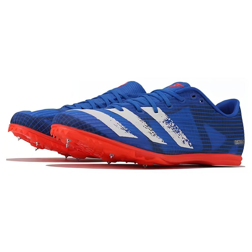 Adidas Distancestar Durable Breathable Low-Top Running Shoes Unisex Running Shoes Blue EG1202