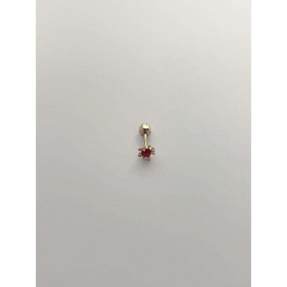 Roseedor Fepr-D-1932P Ruby 14K Piercing 222300010