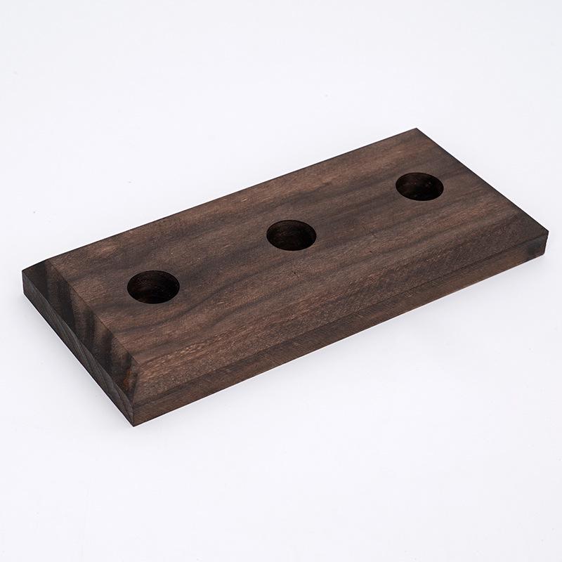 Solid Wood Three-Tier Bracelet Holder and Jewelry Display Stand