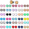 Hicarer 32 Pairs Round Druzy Stud Earrings Bohemian Round Stud Stainless Steel Pierced Earrings Jewelry for Women Graduation Gift