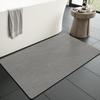 1pc Bath Mat Super Absorbent Bathroom Mat Non Slip Rubber Backed Thin Bathroom Rugs Fit Under Door Bathroom Floor Mat for Shower