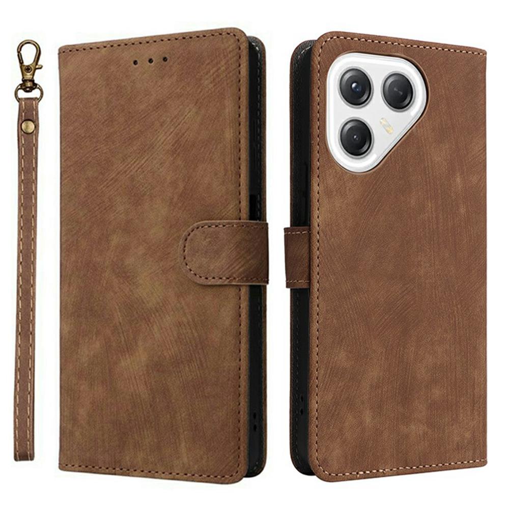 For TECNO Pova 7 Ultra 5G LJ9 Case Wallet RFID Blocking PU Leather Phone Cover Stand with Strap