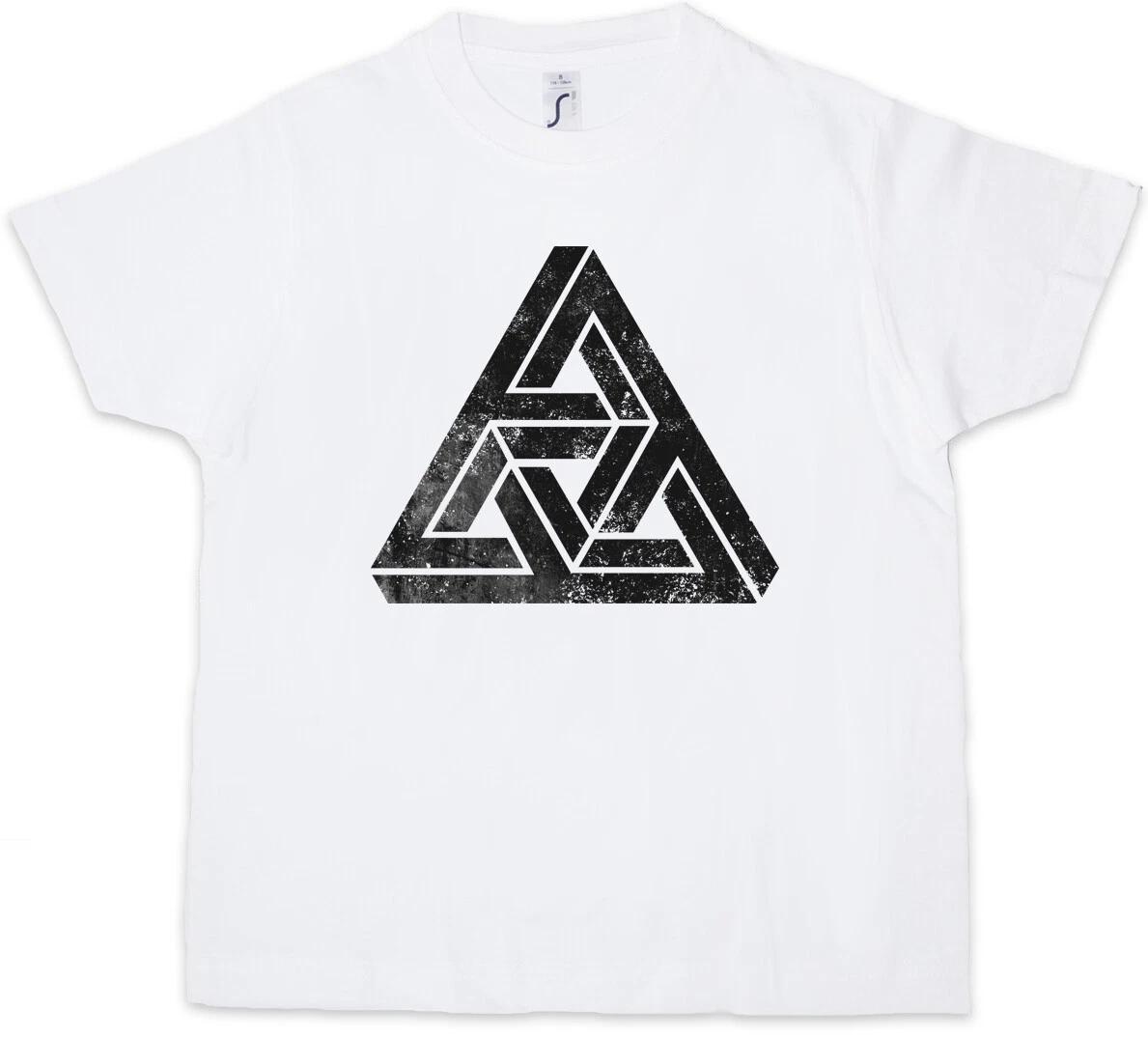 PENROSE LOGO SIGN IV Kids Boys T-Shirt Big Triangle Bang Parquet Nerd Geek- 140
