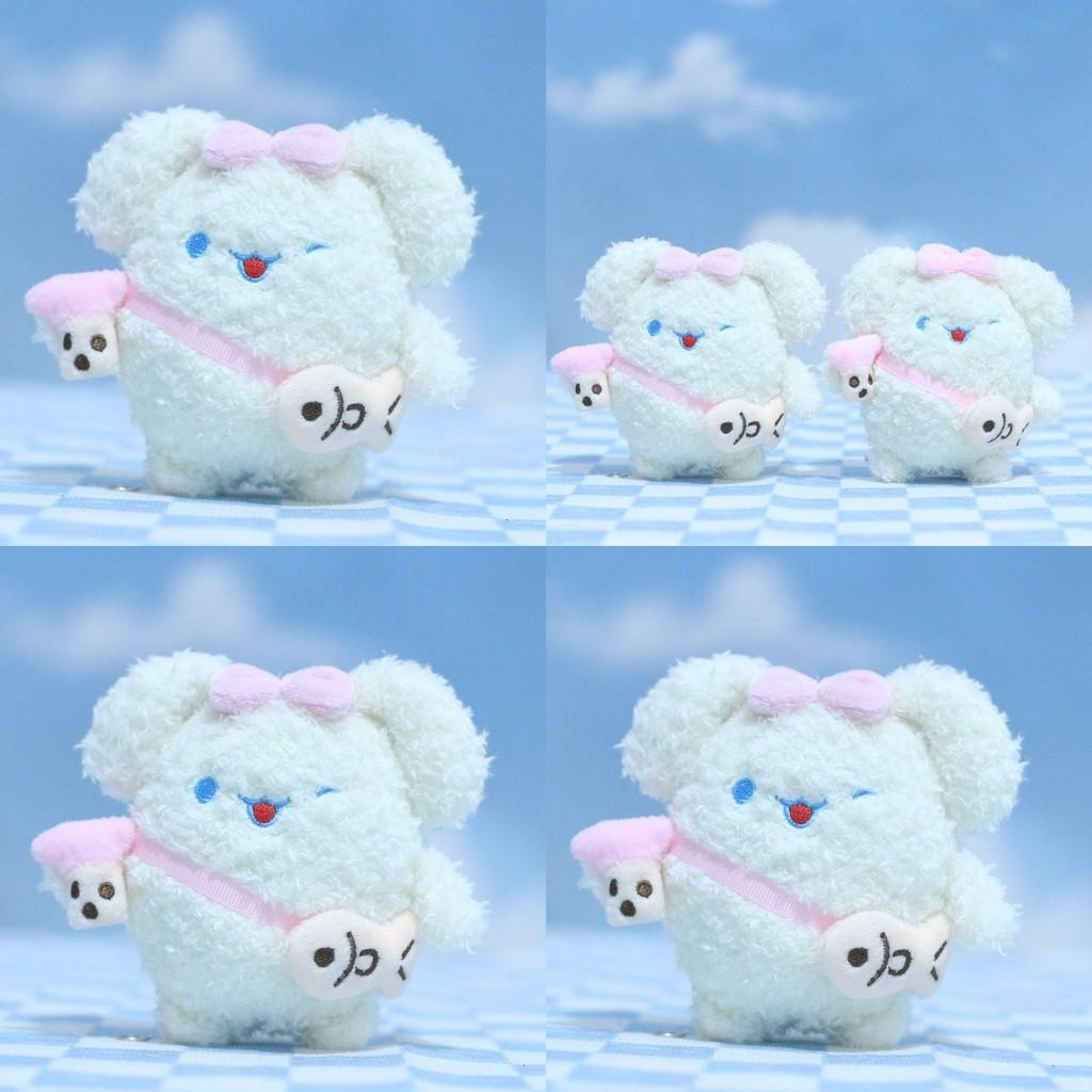 Adorable Sanrio Cinnamoroll Plush Toy Keychain Cute Dog Doll For Bags And Accessories