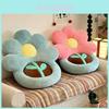 Petal Cushion Car Seat Pillow Plush Sunflower Decor For Travel Comfort