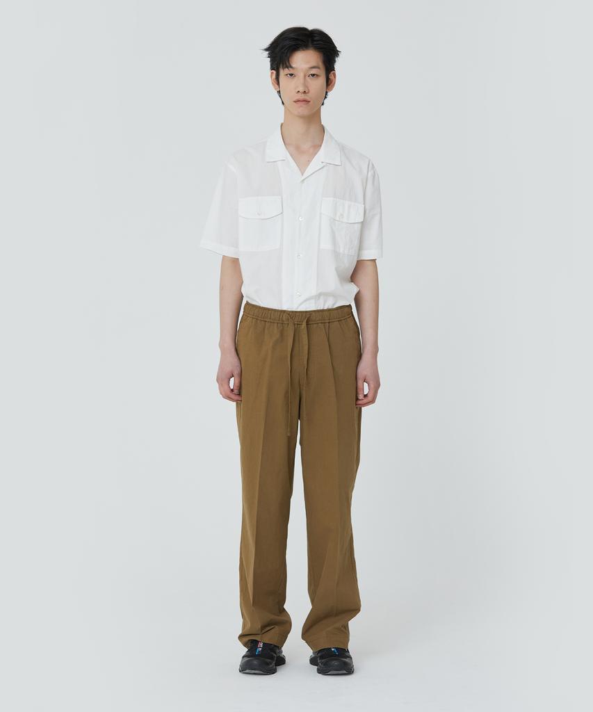 PUBLICFIGURE Cotton Paper Easy Pants_Khaki