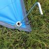 Galvanized Steel Tent Pegs Titanium Tent Nails with Bend Hook Outdoor Camping Tent Stakes for Camping Supplies