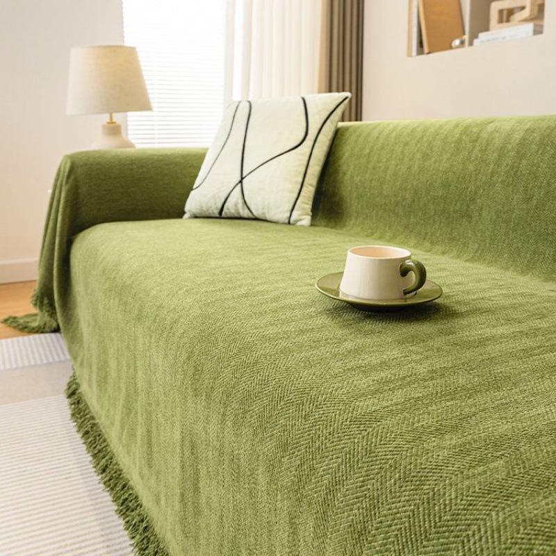 Универсальное противоскользящее покрывало-плед для дивана - Всесезонное Полное покрытие Бесплатная доставка 180130cm Armless Single Sofa 2990₽