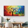 Abstract Colorful Tree Posters and Prints Painting On Canvas Wall Art Picture for Living Room Home Decor Unframed