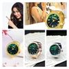 Ring Quartz Mechanical Watch Shape Hand Can Rotation Time Adjusted Gift Ornament