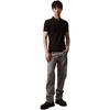 Calvin Klein Τζιν Business Casual Κεντημένο Λογότυπο Κοντομάνικο Πόλο Ανδρικά Πόλο Διαστημικό Μαύρο J324246BEH