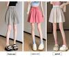 Women's High Waist Ice Silk Wide-Leg Shorts - Summer Casual, Slimming, Loose Fit, Mid-Length