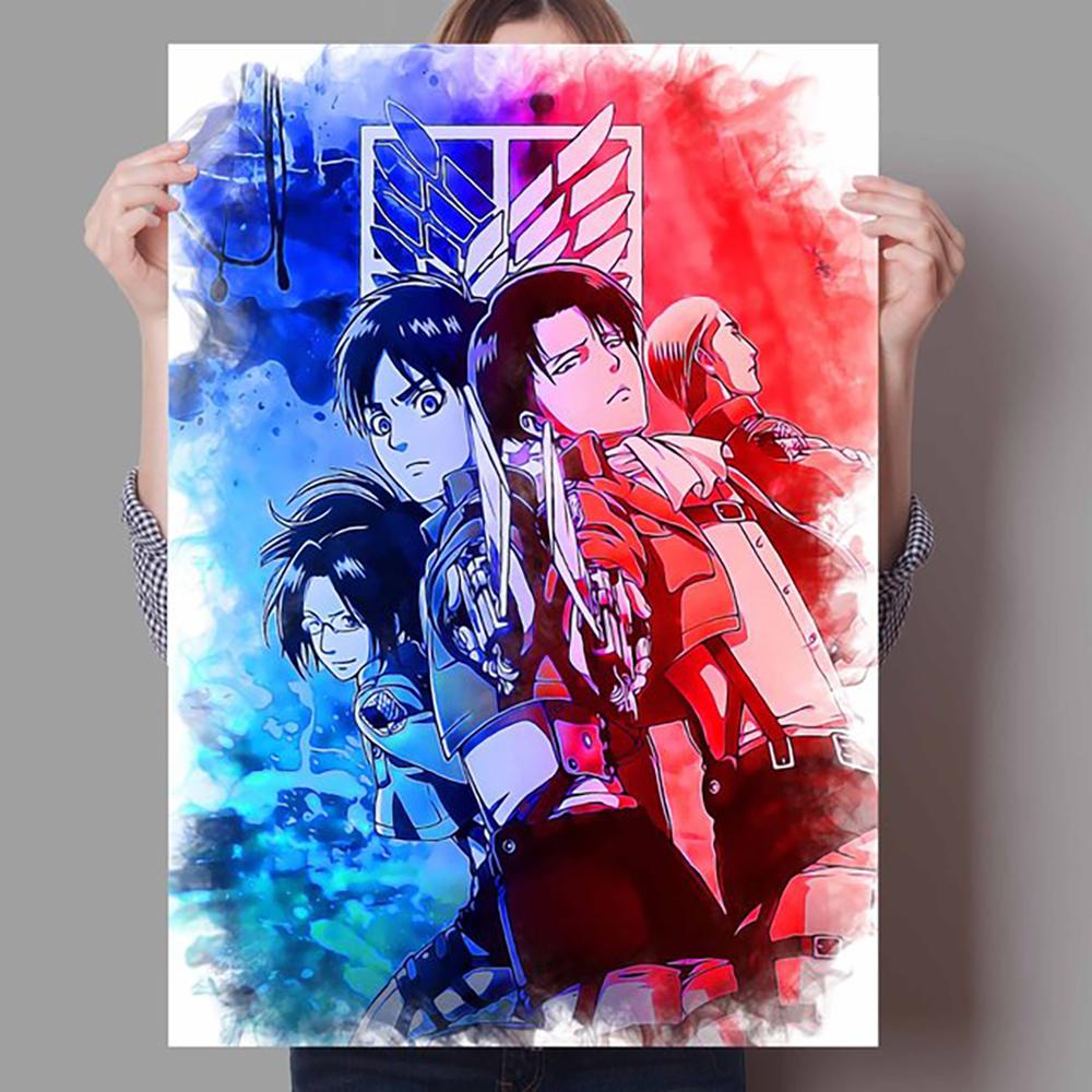 Decoration Mural Japanese Anime Color Poster Canvas Painting and Kids Room Wall Art Prints for Modern Home Decor No Frame