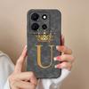 For Infinix Note 30 Pro 30i 30 VIP Phone Case Cute Panda Letters Soft High Quality Liquid Silicone Shockproof Couple Back Covers