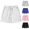 Herren Freizeithose mit elastischem Bund, lockere Passform, Kordelzug, Sportshorts mit Taschen für Outdoor- und Indoor-Aktivitäten
