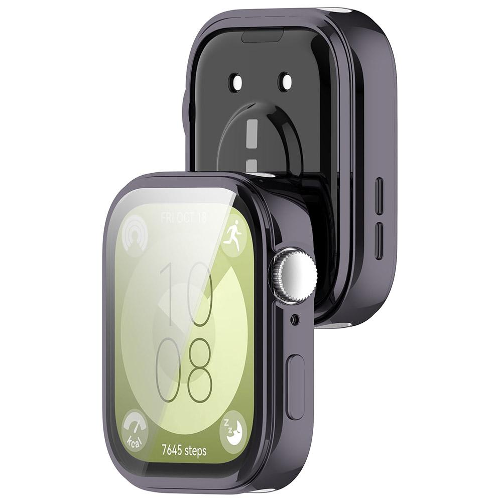 Silicone Watch Strap + Case For Huawei Watch Fit 3 Strap Replacement Band Huawei Watch Fit3 Strap With Case Screen Protector